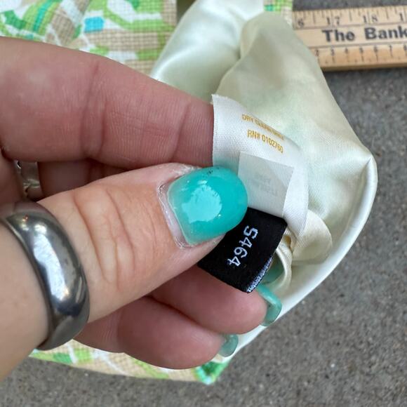 Kate Spade New York Skirt The Rules Green Tan Cream Tweed Mini Skirt Size 6 - Picture 8 of 11